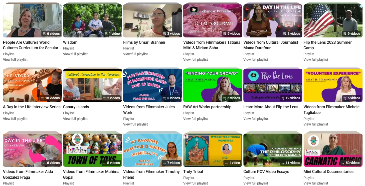 Flip The Lens YouTube Channel Playlist